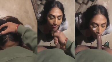 Sexy aunty lund suck facial cumshot sath